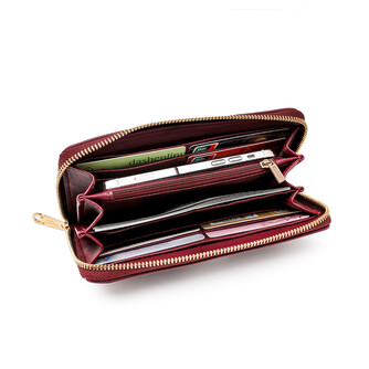 VIVI LONG WALLET - RATTAN AG, MAGENTA